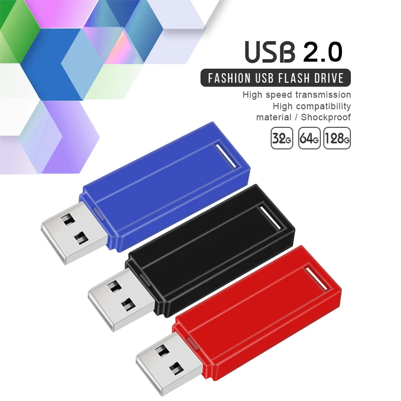 Hochgeschwindigkeits-USB-Flash-Laufwerk, blaues Stick, 64 GB, U-Stick, 32 GB, 16 GB, 8 GB, 2.0-Flash-Disk, 128 GB U-Disk, USB-Stick Image