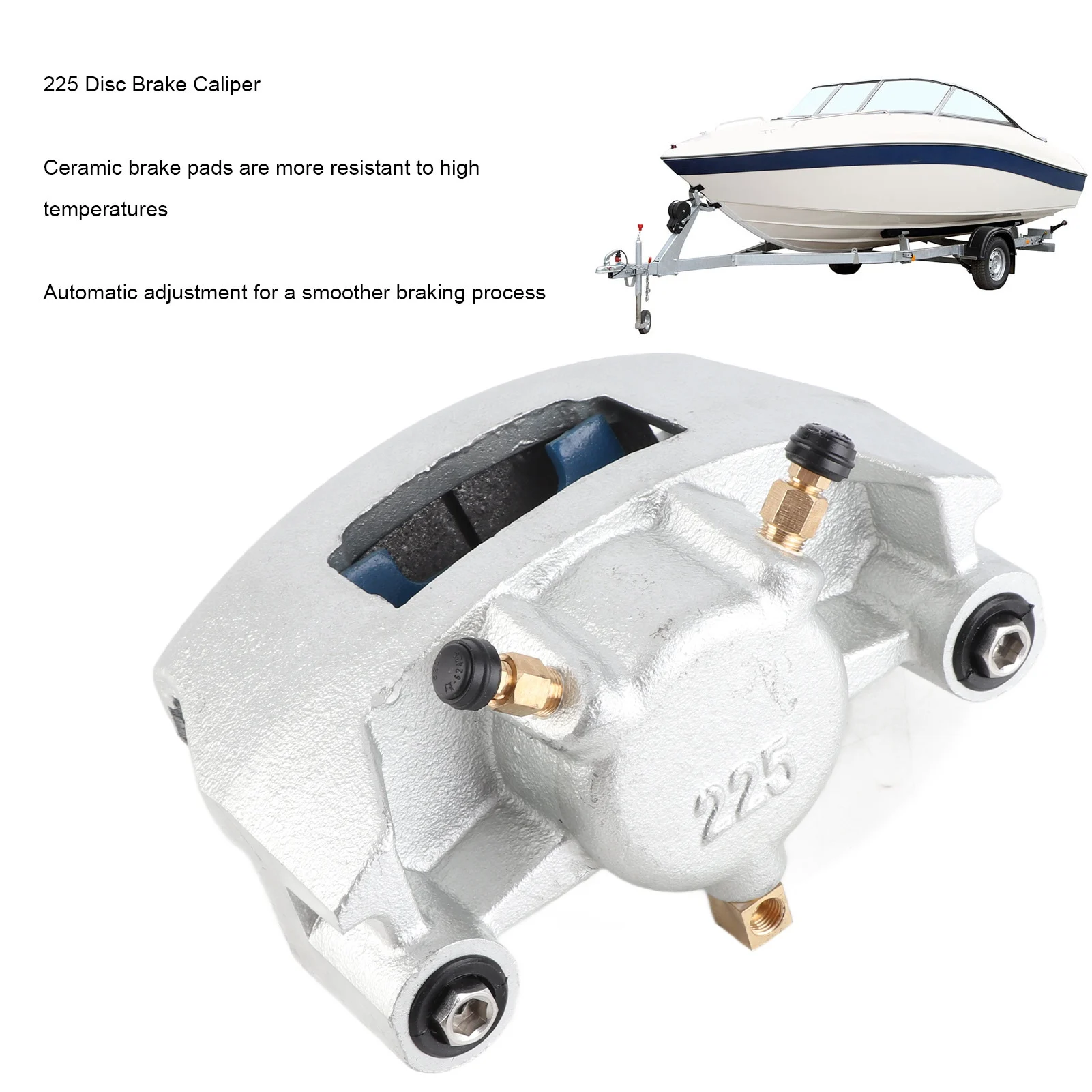 Boot Scheiben bremssattel Edelstahl Gusseisen hohe Festigkeit für Kodiak 6000lbs 10 bis 12in Scheiben brems satz Image