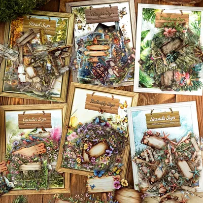 Mr. Paper White Ink Sticker Pack Old Journey Series Kinder Geschenk Schreibwaren Zubehör Scrapbooking Aufkleber Tagebuch Zubehör Image