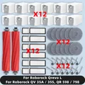 Compatibile per ( Roborock QV 35A / QV 35S / QR 598 / QR 798 / Qrevo L ) pezzi di ricambio accessori spazzola laterale principale filtro Hepa sacchetto antipolvere in tessuto Mop
