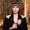 Neue Unisex Gestrickte Zopfmütze Jamaican Bob Rasta Beanie Hüte Hip Hop Cap Dreadlocks Perücke Bob Marley Karibik Kostüm Hut