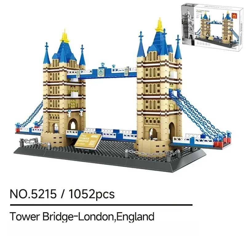 1052PCS Kreative Turm Brücke-London Bausteine Architektur Bau Ziegel Spielzeug Geschenk Für Erwachsene Kinder Image