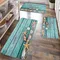 1PC Wooden floor Starfish pattern Door Mats Kitchen Rugs Non-Slip Pop Bedroom Rugs Bath Mat Carpet for Home Sink Laundry Decor