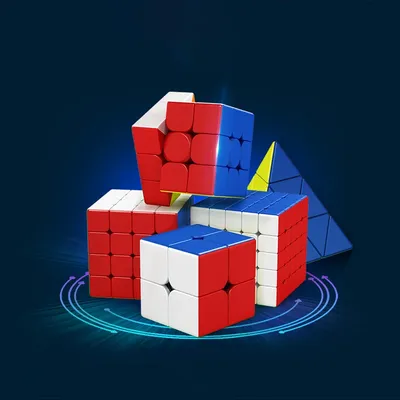 3x3 Geschwindigkeitswürfel, professionelles Puzzle-Spielzeug, pädagogischer Denkaufgabe, Zauberwürfel, glattes Drehen, langlebig, Stressabbau, Geschenk für Kinder Image