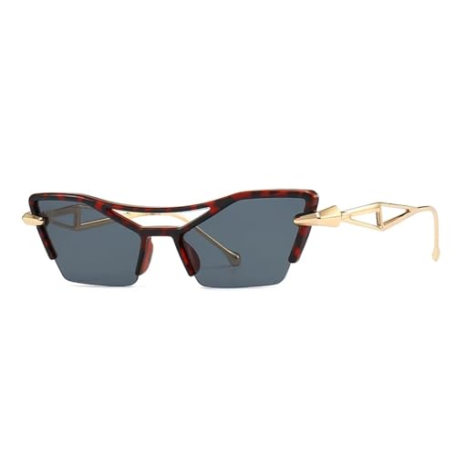 FORLUZ Cat-eye Narrow Modern Retro Sunglasses for Women Trendy Street Sunglasses Men(Photochromic)