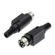 DIN 3/4Pin Male DC Power 3/4P Dual Power Supply S Terminal Connector Adapter 10Pcs(4Pin Plug)