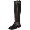 Overkneestiefel FELMINI "Felmini Stiefel Leder", Damen, Gr. 39, schwarz, Leder, casual, Schuhe