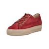 Sneaker PAUL GREEN "Paul Green Sneaker Nubukleder", Damen, Gr. 37, rot (wine), Nubukleder, casual, Schuhe