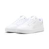 Sneaker PUMA "Caven 2.0 Holo 2.0 Sneakers Mädchen", Kinder, Gr. 35.5, weiß (weiß mauve mist silber pink metallic), Obermaterial: Synthetik; Futter: Textil; Innensohle: Textil; Laufsohle: Gummi, Schuhe