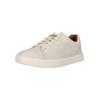 Sneaker CLARKS "Un Costa Lace", Herren, Gr. 46, weiß, Leder, sportlich, Schuhe, im schlichten Look mit Barfußkomfort