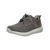 Schnürschuh JOSEF SEIBEL "Josef Seibel Halbschuhe Leder/Textil", Herren, Gr. 46, grau, Leder, Textil, casual, Schuhe