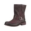 Bikerboots FELMINI "Felmini Stiefelette Veloursleder", Damen, Gr. 39, braun, Veloursleder, casual, Schuhe