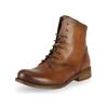 Schnürstiefelette FELMINI "Felmini Stiefelette Leder", Damen, Gr. 39, braun, Leder, casual, Schuhe