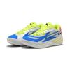 Sneaker PUMA "All-Pro NITRO™ Basketballschuhe Erwachsene", Gr. 44.5, weiß gelb alert pink, Obermaterial: Textil, Synthetik; Futter: Textil; Innensohle: Textil; Laufsohle: Gummi, Schuhe