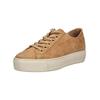 Sneaker PAUL GREEN "Paul Green Sneaker Nubukleder", Damen, Gr. 40,5, braun (mittelbraun), Nubukleder, casual, Schuhe
