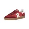 Sneaker RIEKER "Rieker Sneaker Glattleder", Damen, Gr. 43, rot, Glattleder, casual, Schuhe