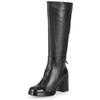 Stiefel FELMINI "Felmini Stiefel Leder", Damen, Gr. 36, schwarz, Leder, casual, Schuhe