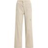 Chinos DEF "DEF DEF Worky Chinopants", Damen, Gr. S, US-Größen, beige, 64% Baumwolle, 33% Polyester, 3% Elasthan, unifarben, normal, Hosen