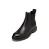 Chelseaboots MARC O'POLO "aus edlem Rindleder", Damen, Gr. 41, schwarz, Obermaterial: 100% Leder (Schaf), unifarben, Schuhe
