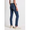 Comfort-fit-Jeans STREET ONE, Damen, Gr. 30, Länge 30, blau (mid blau random washed), Jeans, 79% Baumwolle, 15% Polyester, 4% Elastomultiester, 2% Elasthan, unifarben, casual, normal, Jeans, Middle Waist
