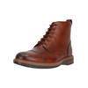 Stiefel CLARKS "Aldwin Cap", Damen, Gr. 44,5, braun, Leder, klassisch, Schuhe, mit bequemer Unterfußdämpfung