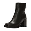 Stiefelette FELMINI "Felmini Stiefelette Leder", Damen, Gr. 38, schwarz, Leder, casual, Schuhe