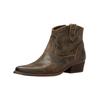 Bikerboots FELMINI "Felmini Stiefelette Leder", Damen, Gr. 39, grau, Leder, casual, Schuhe