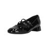 Pumps CLARKS "Daiss30 Shine", Damen, Gr. 41,5, schwarz, Leder, elegant, Schuhe, aus glänzendem Lackleder