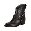 Bikerboots FELMINI "Felmini Stiefelette Leder", Damen, Gr. 41, schwarz, Leder, casual, Schuhe