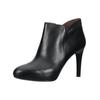 High-Heel-Stiefelette NERO GIARDINI "Nero Giardini Stiefelette Leder", Damen, Gr. 37, schwarz, Leder, elegant, Schuhe