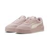 Sneaker PUMA "Carina Mia Suede Sneakers Damen", Gr. 40, mauve mist frosted ivory pink weiß, Obermaterial: Kuhleder, Textil, Synthetik; Futter: Textil; Innensohle: Textil; Laufsohle: Gummi, Schuhe