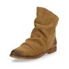 Stiefelette FELMINI "Felmini Stiefelette Leder", Damen, Gr. 37, grau (stone), Leder, casual, Schuhe