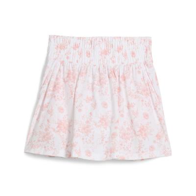 Golfrock PUMA "Sandy Bedruckter Golfrock Damen", Damen, Gr. L, pink (pink fruit), Obermaterial: 86% Polyester, 14% Elasthan; Innenhose: 23% Elasthan, 77% Polyester; Zwickel: 100% Polyester, Röcke