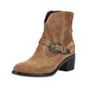 Bikerboots NERO GIARDINI "Nero Giardini Stiefelette Nubukleder", Damen, Gr. 39, braun, Nubukleder, casual, Schuhe