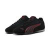 Sneaker PUMA "PUMA Catch Sneakers Erwachsene", Gr. 44, rot (schwarz rot), Obermaterial: Textil, Kuhleder, Synthetik; Futter: Textil; Innensohle: Textil; Laufsohle: Gummi, Schuhe