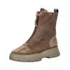 Stiefelette PAUL GREEN "Paul Green Stiefelette Veloursleder", Damen, Gr. 37,5, braun, Veloursleder, casual, Schuhe