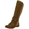 Stiefel FELMINI "Felmini Stiefel Veloursleder", Damen, Gr. 42, grau, Veloursleder, casual, Schuhe