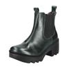 Stiefelette FLY LONDON "Fly London Stiefelette Leder/Textil", Damen, Gr. 40, blau (petrol), Leder, Textil, casual, Schuhe
