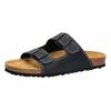 Pantolette LICO "Pantolette Bioline Man Soft", Gr. 45, schwarz, Synthetik, Schuhe