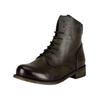 Schnürstiefelette FELMINI "Felmini Stiefelette Leder", Damen, Gr. 41, braun (dunkelbraun), Leder, casual, Schuhe