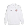 Sweatshirt PUMA "FC St. Pauli KING Drill Top Herren", Herren, Gr. XXL, weiß espresso braun, Obermaterial: 100% Baumwolle; Kragen: 3% Elasthan, 97% Baumwolle; Besatz: 100% Polyester; Oberer Saum: 3% Elasthan, 97% Baumwolle, normal, Langarm, Sweatshirts