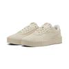 Sneaker PUMA "Carina 3.0 Suede Sneakers Damen", Gr. 42, weiß (alpine snow gold weiß), Obermaterial: Leder; Futter: Textil; Innensohle: Textil; Laufsohle: Gummi, Schuhe