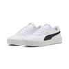 Sneaker PUMA "Carina 3.0 Sneakers Damen", Gr. 42, bunt (weiß schwarz gold), Obermaterial: Leder, Synthetik; Futter: Textil; Innensohle: Textil; Laufsohle: Gummi, Schuhe