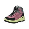 Schnürstiefelette RICOSTA "Ricosta Stiefelette Veloursleder", Kinder, Gr. 33, lila, Veloursleder, casual, Schuhe