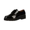 Schnürschuh PAUL GREEN "Paul Green Halbschuhe Leder", Damen, Gr. 38,5, schwarz, Leder, elegant, Schuhe