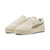 Sneaker PUMA "Carina Mia Suede Sneakers Damen", Gr. 35.5, alpine snow ice coffee weiß beige, Obermaterial: Kuhleder, Textil, Synthetik; Futter: Textil; Innensohle: Textil; Laufsohle: Gummi, Schuhe