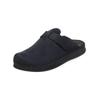 Hausschuh ROHDE "Rohde Hausschuhe Leder", Herren, Gr. 42, blau (ocean), Leder, casual, Schuhe