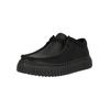 Schnürschuh CLARKS "Torhill", Herren, Gr. 47, schwarz, casual, Schuhe, mit robuster gerippter Sohle