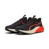 Trainingsschuh PUMA "Electrify NITRO™ 4 Trail Laufschuhe Herren", Gr. 46, schwarz glowing rot warm weiß, Obermaterial: Kuhleder, Textil, Gummi; Futter: Textil; Innensohle: Textil; Laufsohle: Gummi, Synthetik, Schuhe