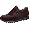 Keilsneaker WALDLÄUFER "HAIBA", Damen, Gr. 7 (40,5), rot (bordeaux), Veloursleder, Nappaleder, sportlich, Schuhe, Komfortschuh, Bequemschuh, in Komfortweite H (= sehr weit)